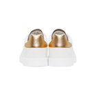 Dolce and Gabbana White Dauphine Sneaker