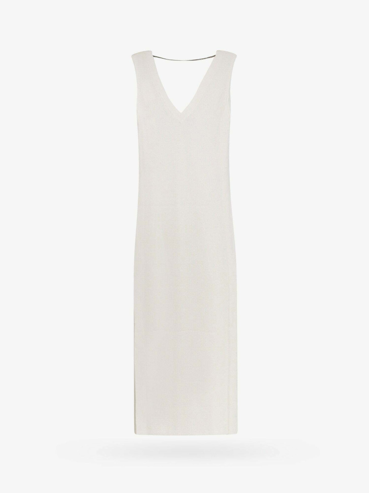 Brunello Cucinelli Dress White Womens Brunello Cucinelli