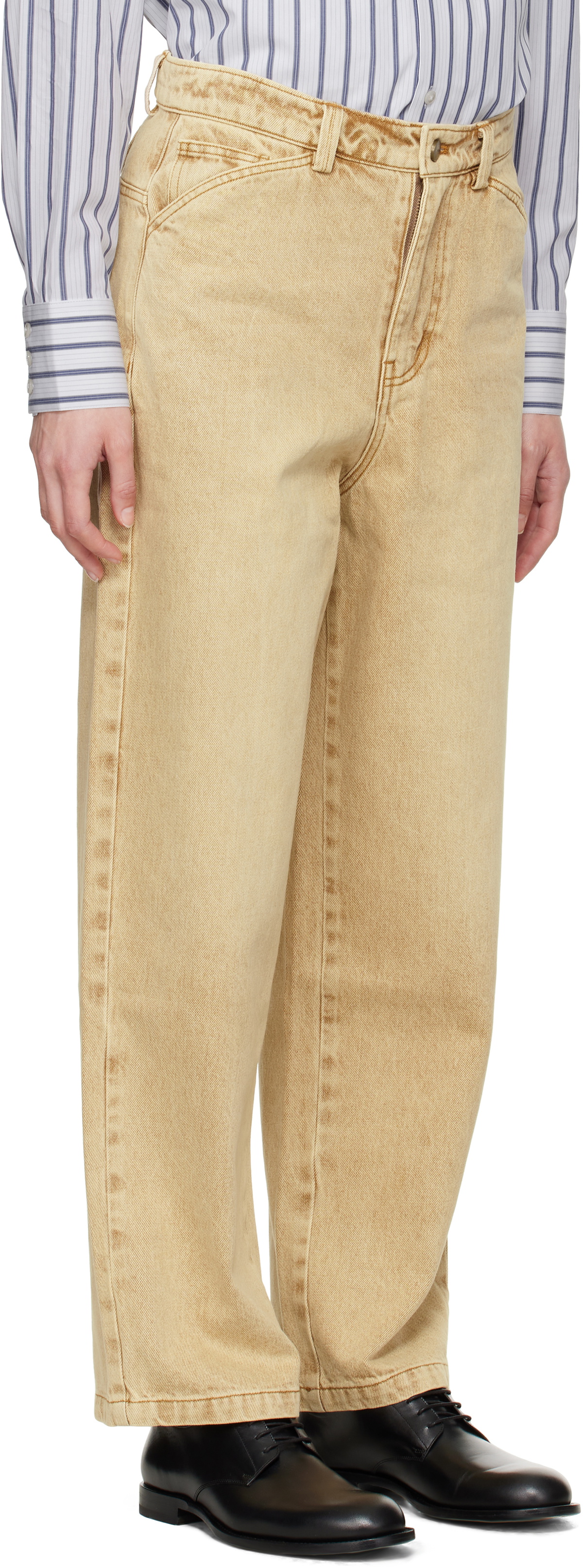 Carter Young Beige Big Ben Jeans
