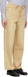 Carter Young Beige Big Ben Jeans