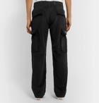 Pop Trading Company - Slim-Fit Cotton-Corduroy Cargo Trousers - Black