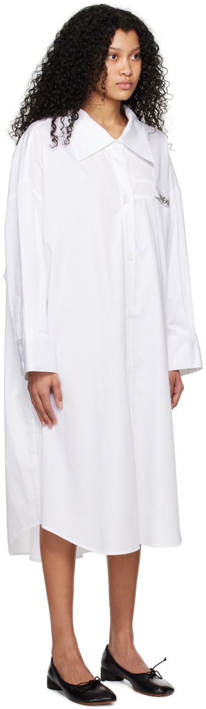 KIMHĒKIM White Button-Up Minidress