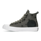 McQ Alexander McQueen Grey Plimsoll High Sneakers