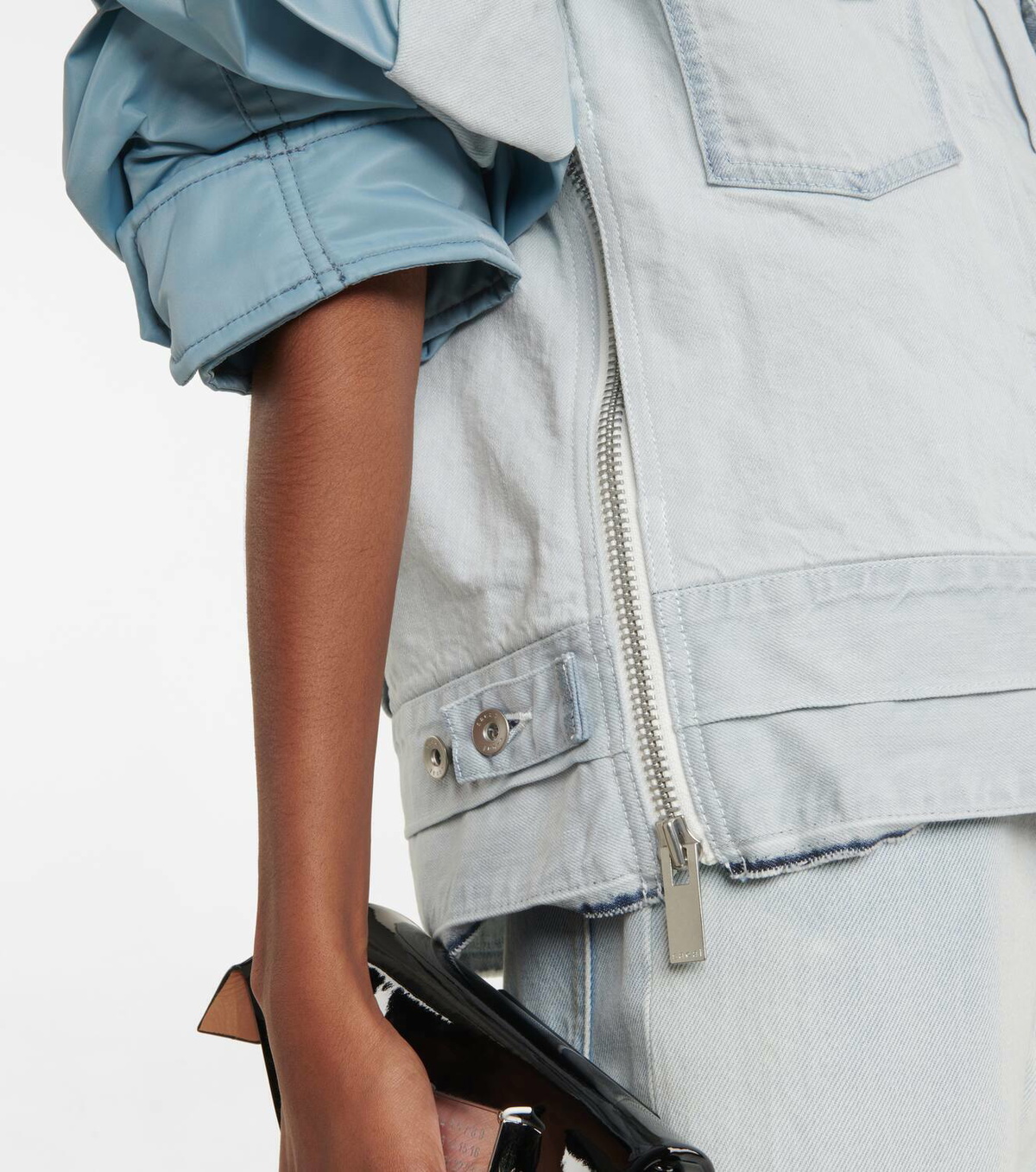 Sacai Paneled denim jacket