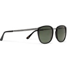Moscot - Brude D-Frame Acetate and Silver-Tone Sunglasses - Black