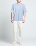 Sandro Mens T-shirt Light in Blue