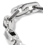 David Yurman - Sterling Silver Diamond Bracelet - Silver