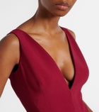 Givenchy Asymmetrical draped midi dress
