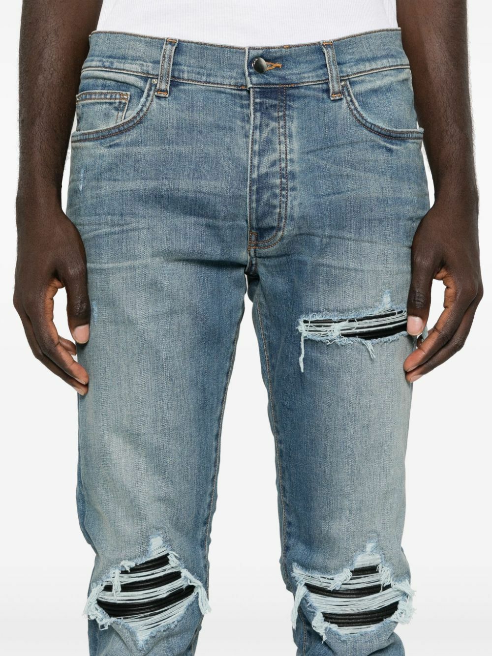 Amiri Jeans Ripped Short Jeans