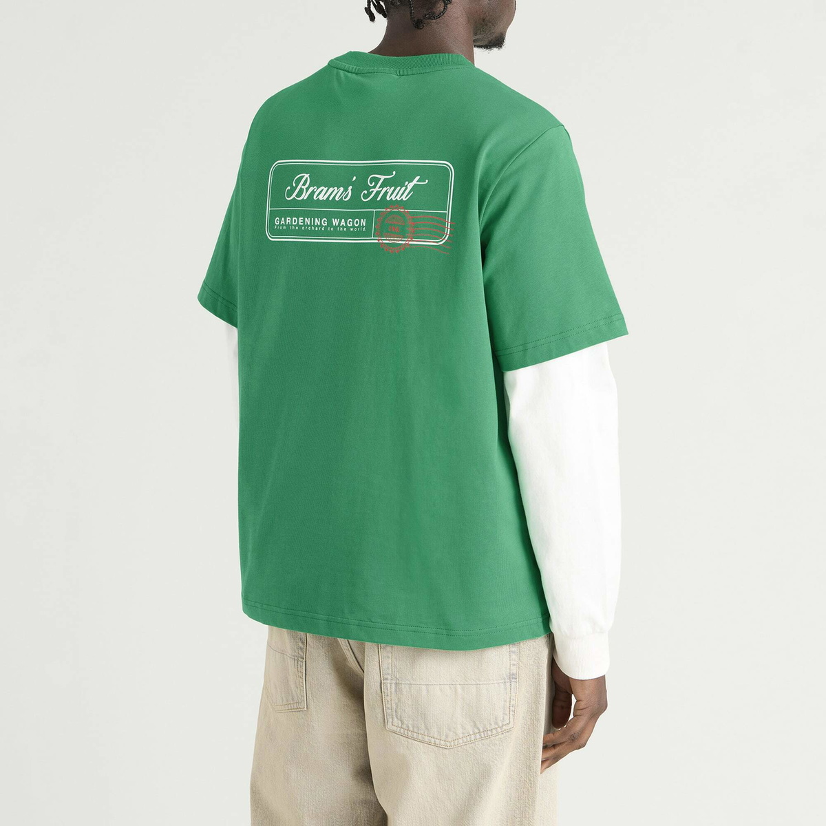 END. x Bram's Fruit Men's Tour T-Shirt in Green