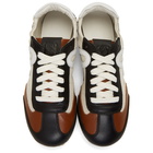 Loewe Beige and Navy Ballet Runner Sneakers
