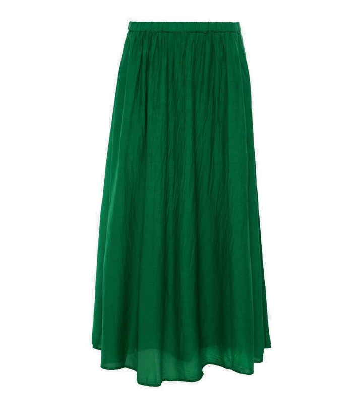 Photo: Velvet Mariela cotton and silk maxi skirt