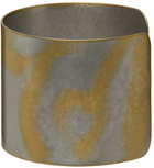 MM6 Maison Margiela Silver & Gold Cuff Bracelet