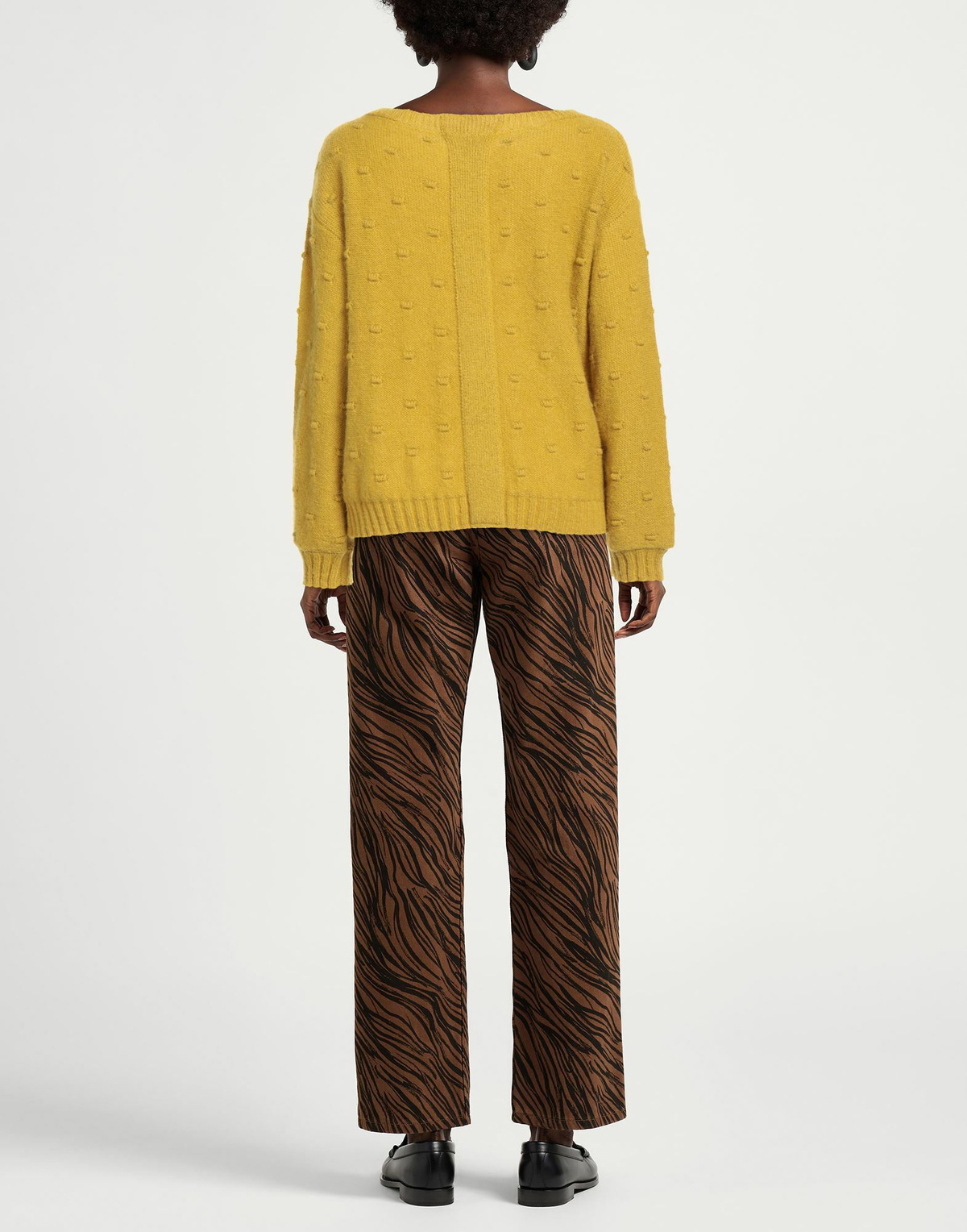 Manila Grace Womens Sweater Mustard