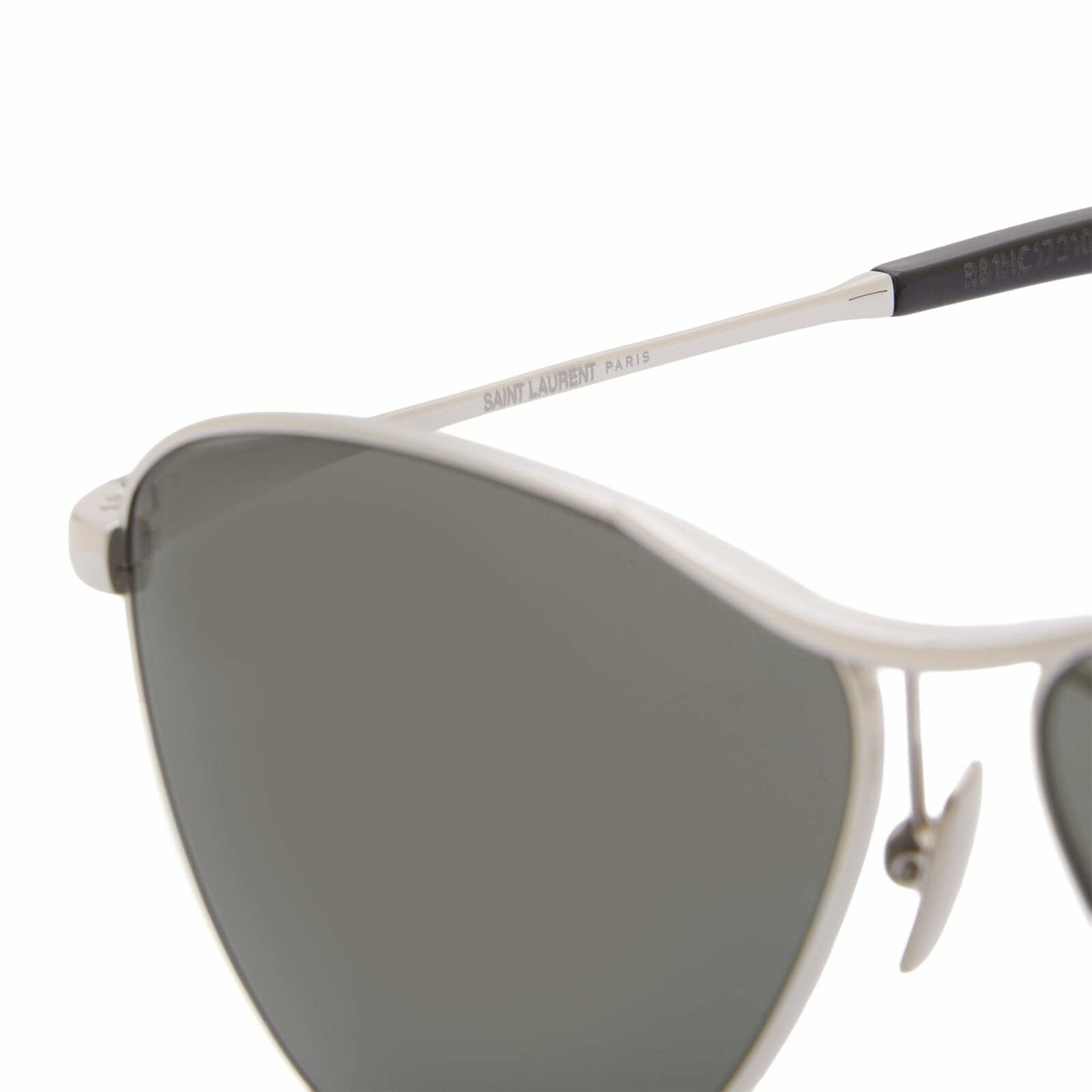 Saint Laurent Sunglasses Saint Laurent SL 831 Vesper Sunglasses in Silver/Grey 