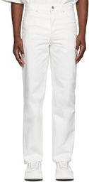 Jil Sander White Denim Jeans