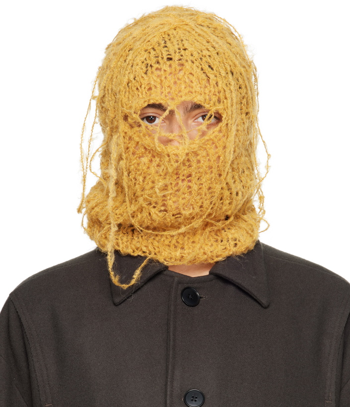 Photo: AIREI Yellow Loose Thread Balaclava