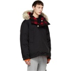 Woolrich John Rich and Bros Reversible Black Griffin Edition Down Atlantic Smock Jacket