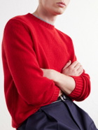 Anderson & Sheppard - Super Soft Cashmere Sweater - Red