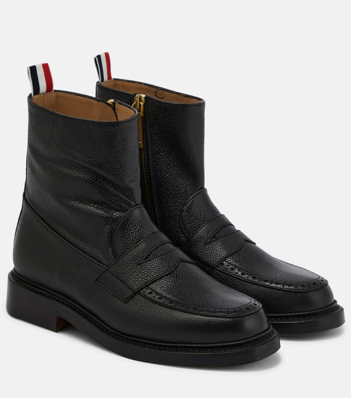 Thom Browne - Leather ankle boots