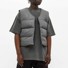 Cole Buxton Men's Insulated Down Vest in Grey