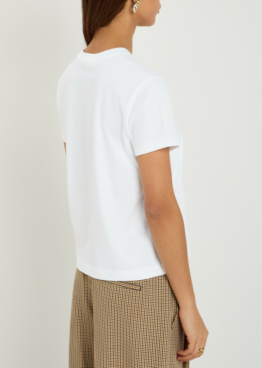 Vince Crew-neck Cotton T-shirt White