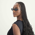 Gentle Monster Crepe Sunglasses in Black/Black 