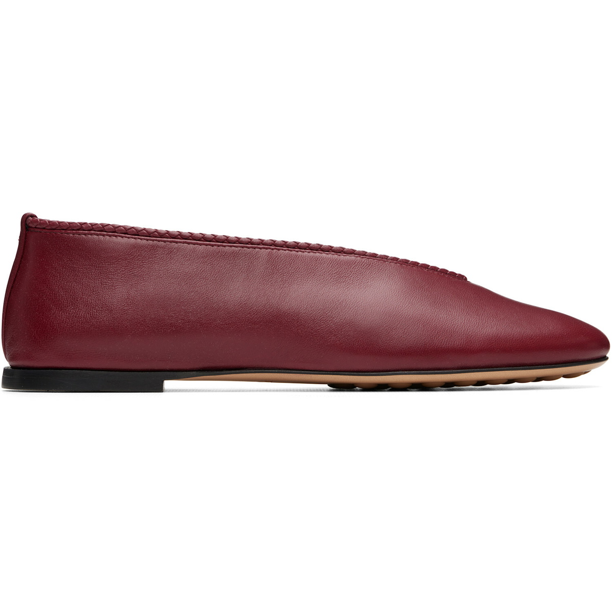 Bottega Veneta Red Rosa Ballerina Flats