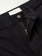 Jeanerica - Genua Straight-Leg Cotton-Blend Chino Trousers - Black