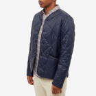 Barbour Men's Liddesdale Quilt Cardigan in Navy