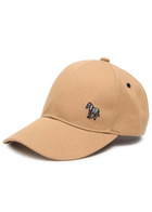 Paul Smith Zebra-embroidered Cotton cap - Brown - One Size