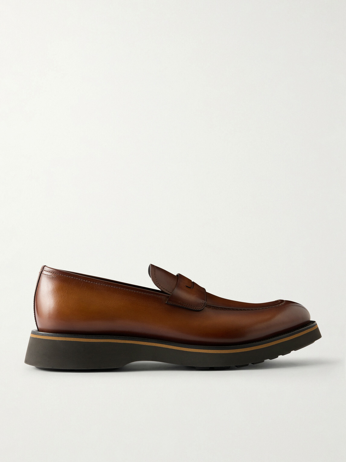Berluti - Alessio Venezia Leather Loafers - Brown