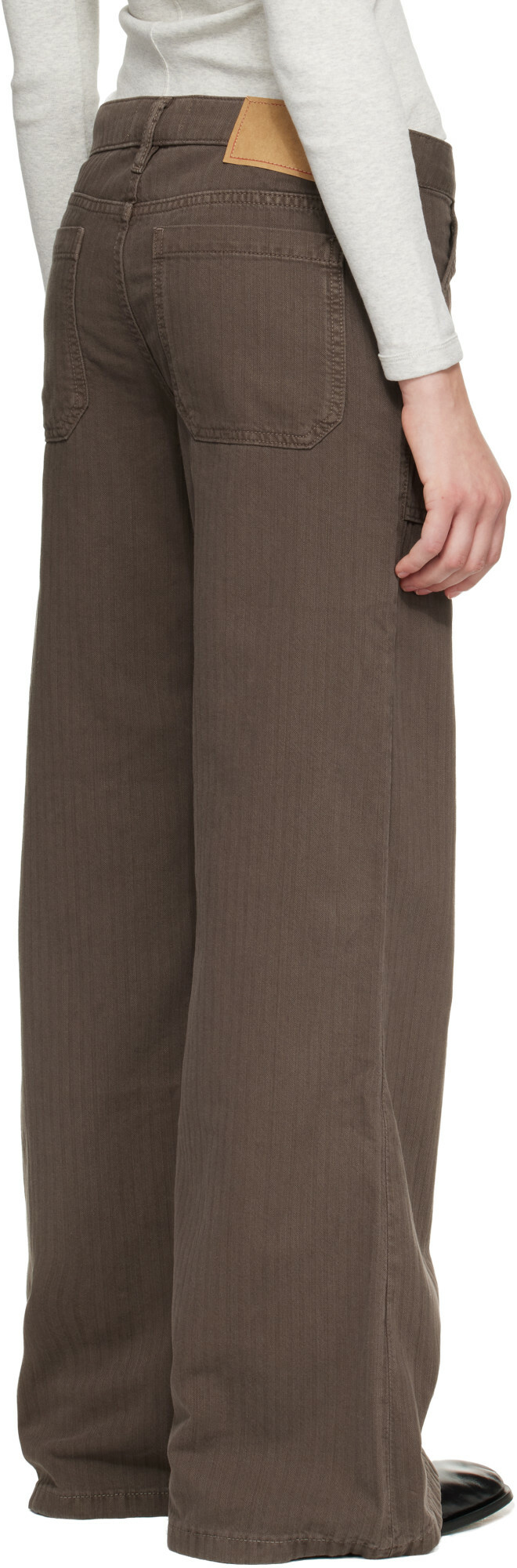 JEANERICA Brown Guell Trousers