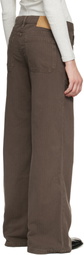 JEANERICA Brown Guell Trousers