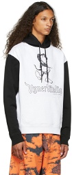 Vyner Articles Black & White Graphic Hoodie