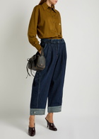 3.1 Phillip Lim Panelled Barrel-leg Jeans Indigo