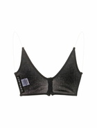 Y/PROJECT Ribbed Jersey Invisible Straps Bra Top