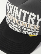 KAPITAL - Kountry Pearl Clutcher Printed Canvas and Mesh Trucker Cap