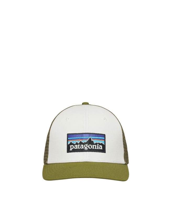 Photo: Patagonia P 6 Logo Trucker Hat White W/Palo