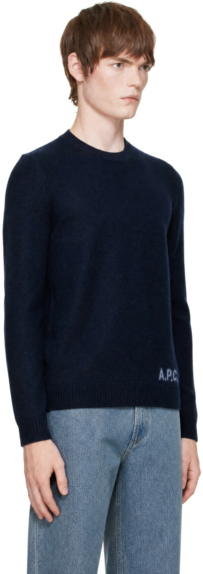 A.P.C. Navy Edward Sweater