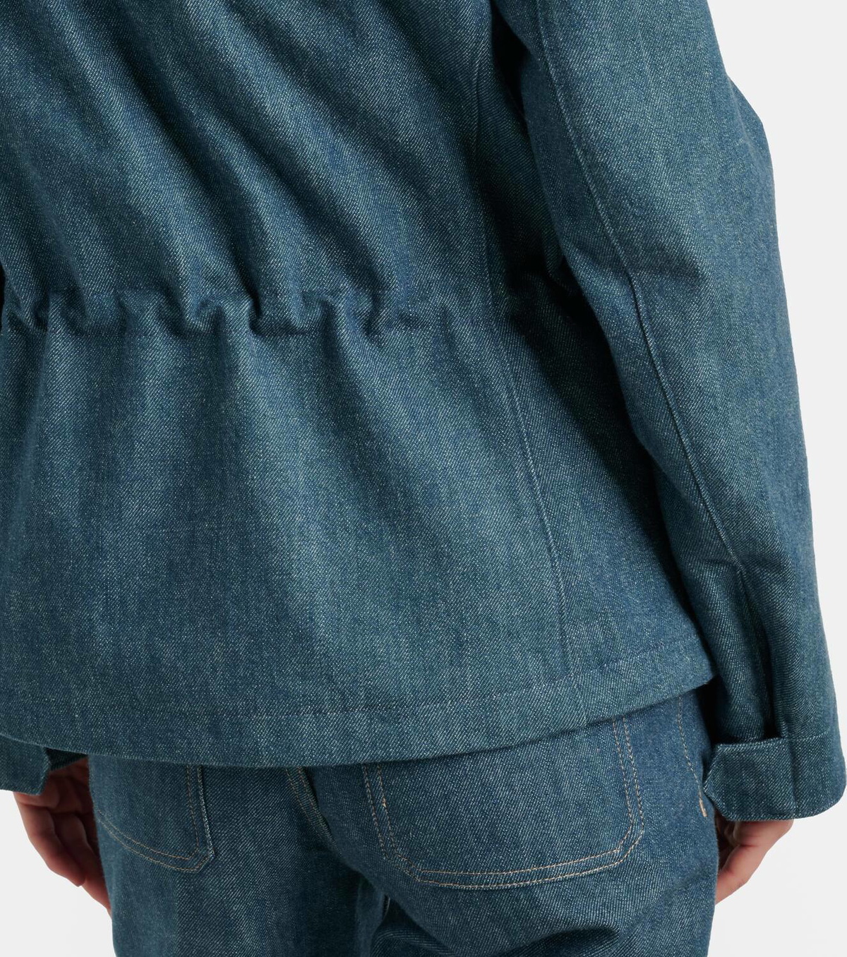 Loro Piana Traveller Mini denim field jacket