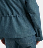 Loro Piana Traveller Mini denim field jacket