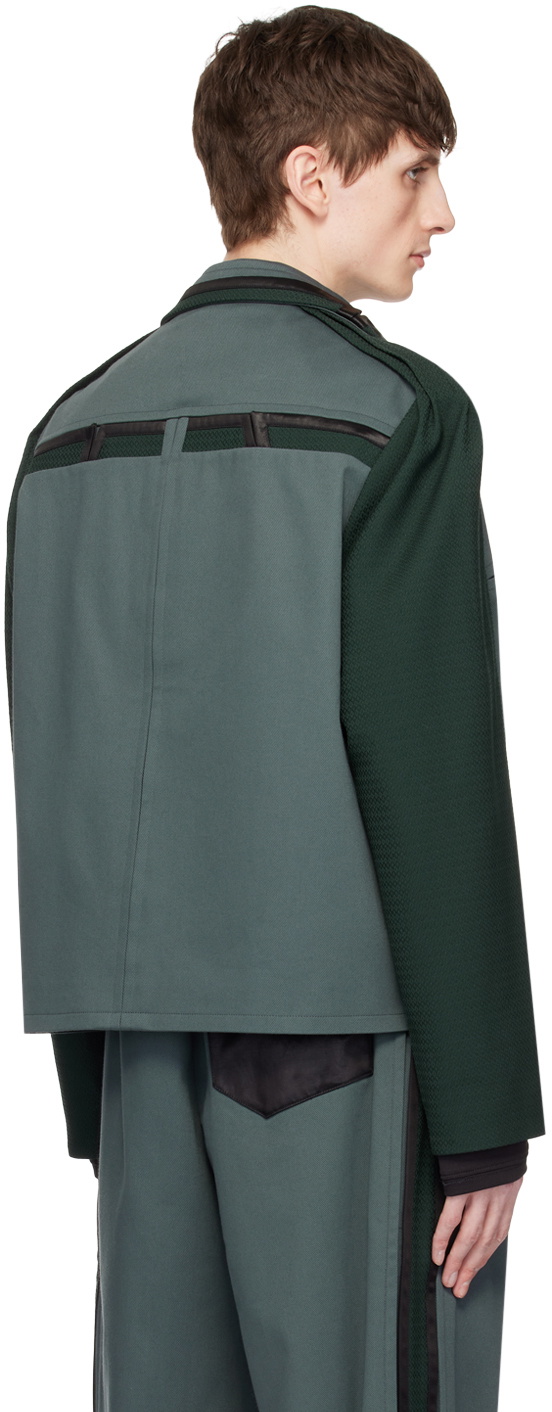 Kiko Kostadinov Green Ugo Jacket Kiko Kostadinov