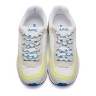 A.P.C. White and Yellow Mary Low-Top Sneakers