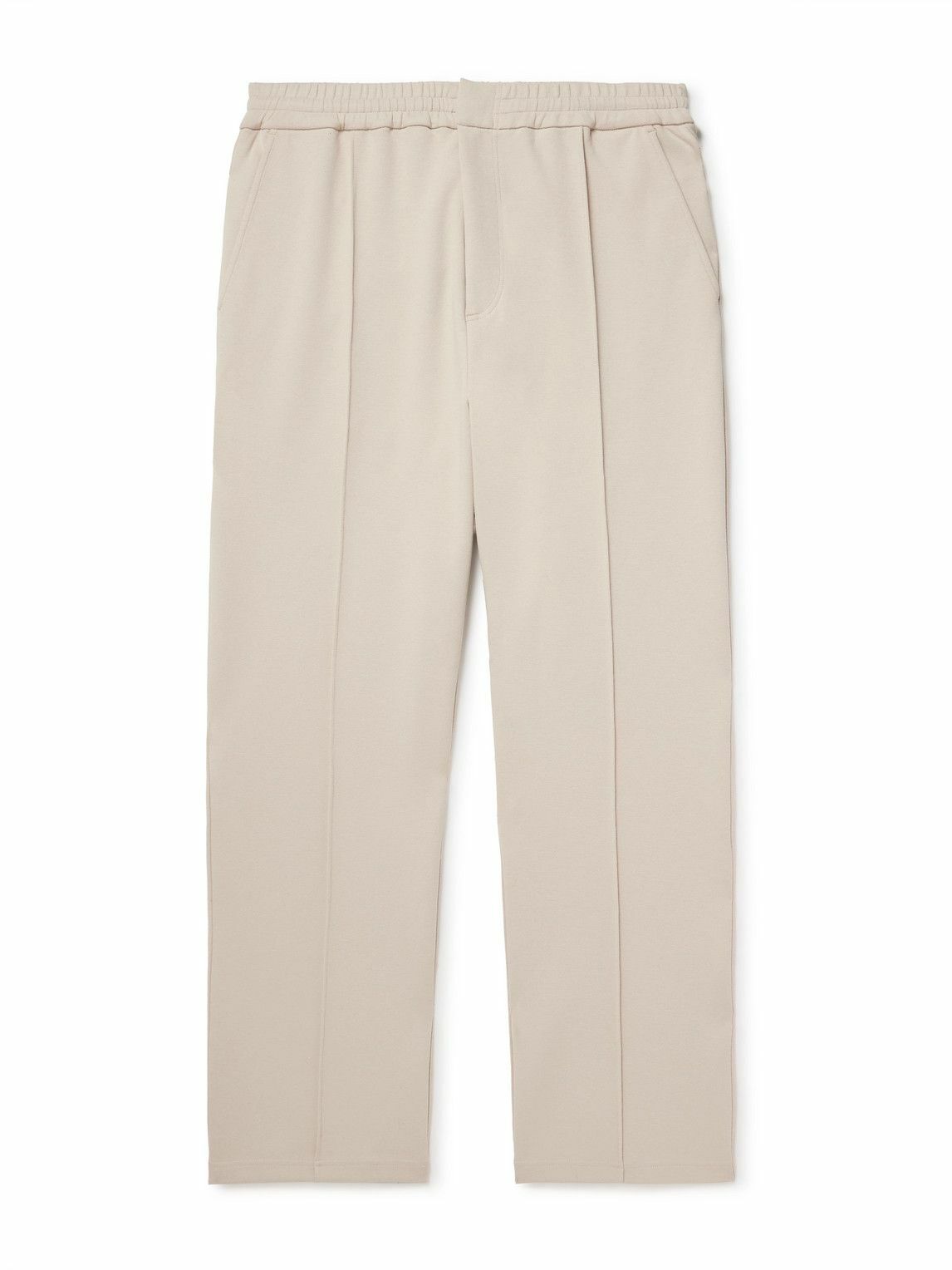 Rag & Bone - Straight-Leg Cotton-Blend Ponte Sweatpants - Neutrals