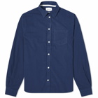 Norse Projects Men's Osvald Corduroy Shirt in Navy
