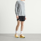 Nike Stride Long Sleeve T-Shirt in Smoke Grey