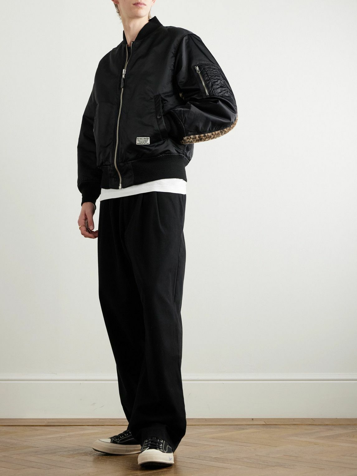 土日限定値下げwackomaria MA-1 FLIGHT JACKET WACKO MARIA/MA-1 FLIGHT JACKET（BLACK）［MA-1フライトJKT-24秋冬