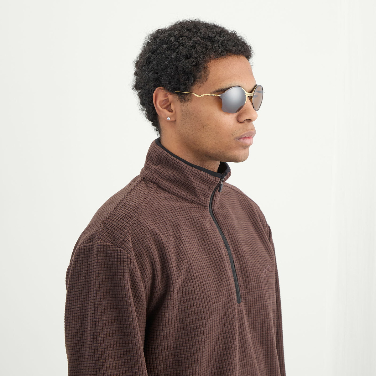 Oakley Tailend TI Sunglasses in Matte Gold/Prizm Tungsten 