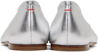 Aeyde Silver Delfina Ballerina Flats